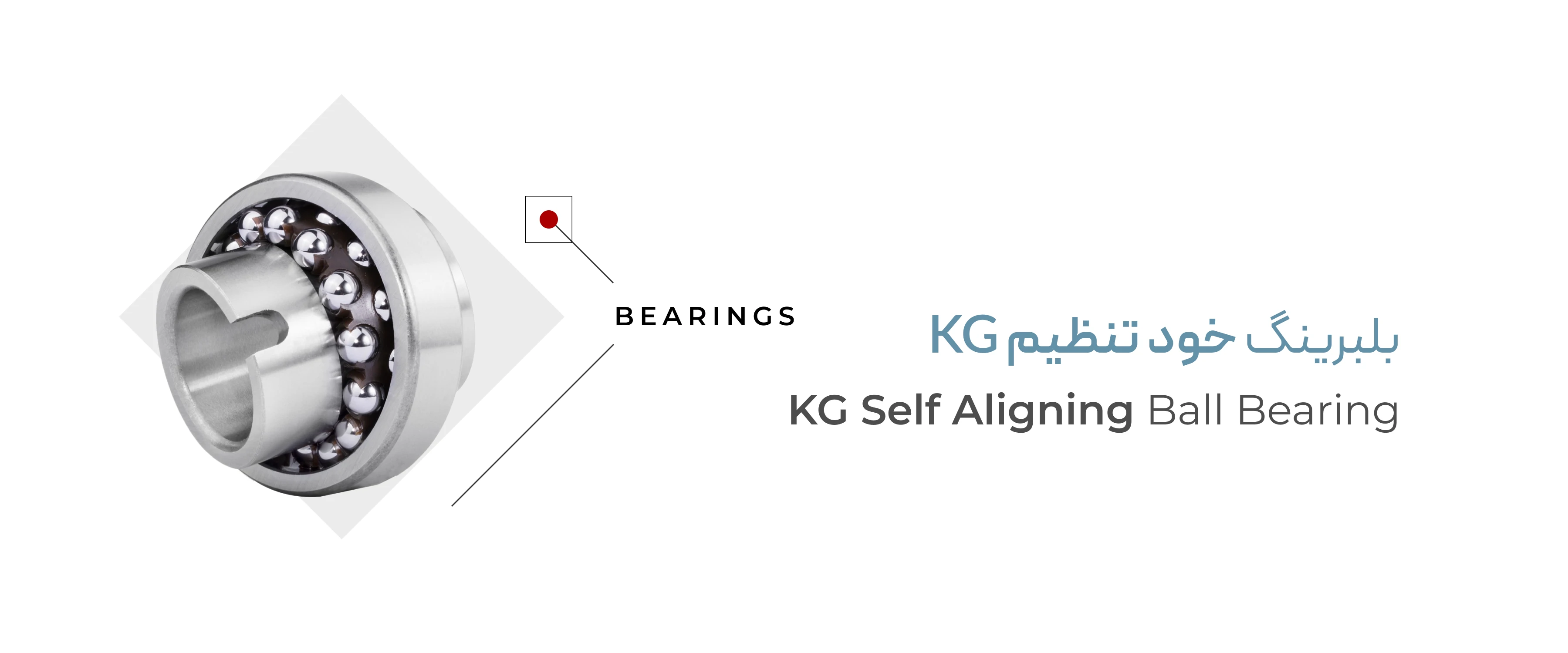 خرید بلبرینگ خود تنظیم KG