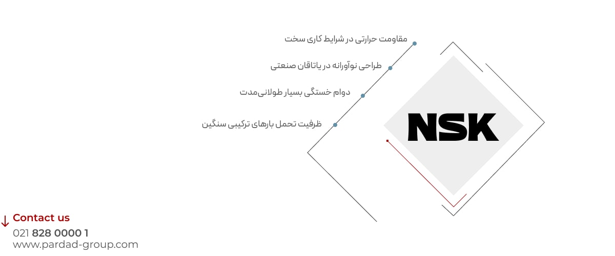 دیتای فنی و استانداردهای NSK (اعداد کلیدی برای مهندسان)