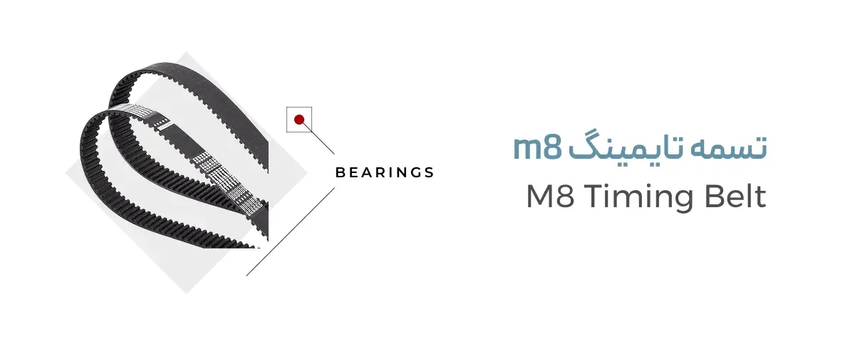 تسمه تايمينگ 8m