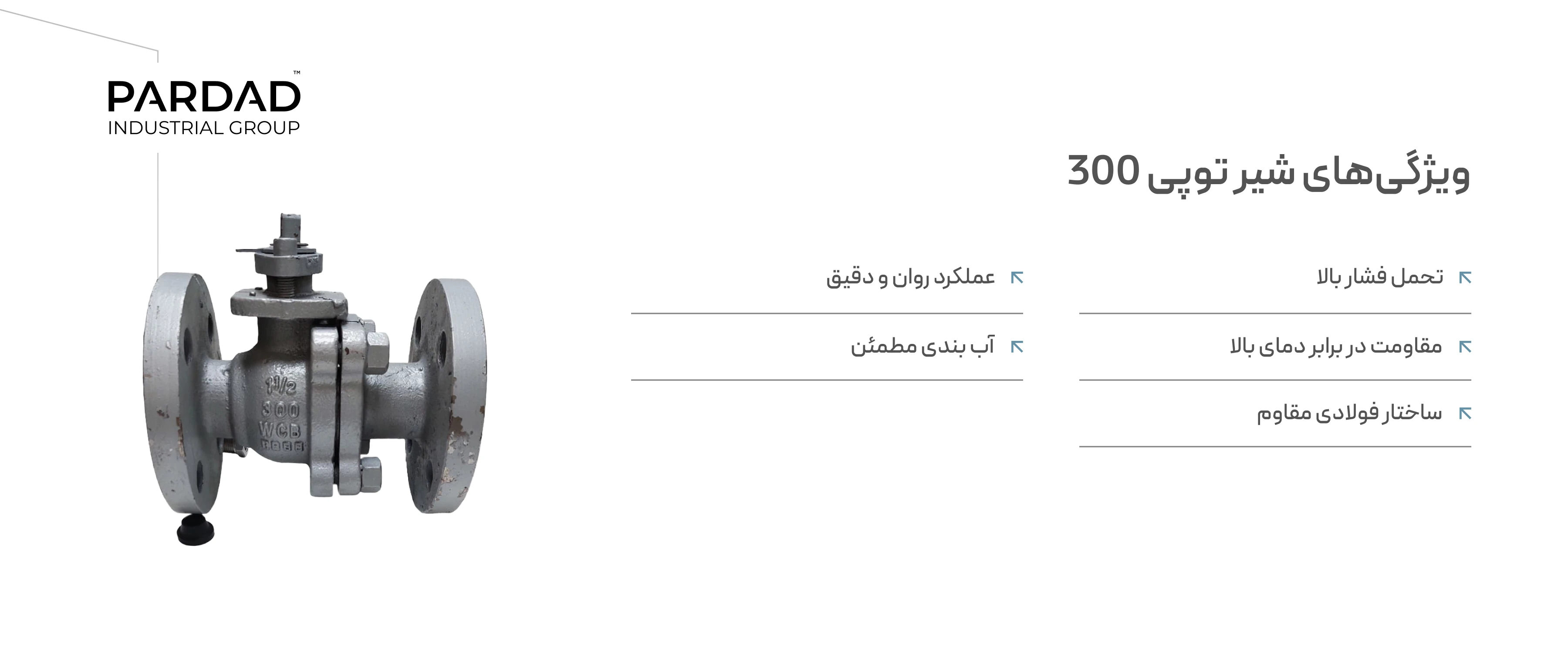 خرید شیر توپی کلاس ۳۰۰ با کیفیت تضمینی خرید شیر توپی کلاس ۳۰۰ با کیفیت تضمینی